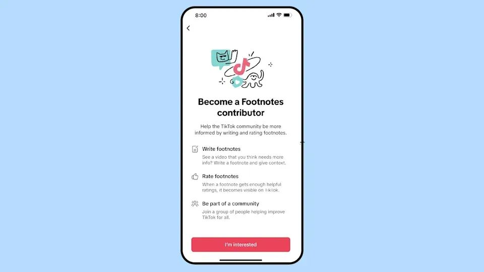TikTok 推 “Footnotes” 功能，众包模式助力内容理解