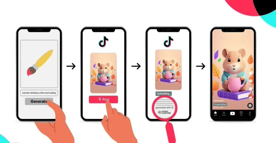 TikTok联手Adobe加强AI内容识别，确保平台内容透明度